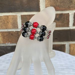 NWT Black and Red Bracelet.